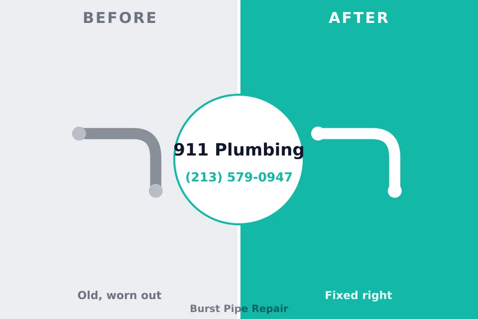 Before and after: plumbing company Lakeville, MN